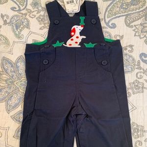 Florence Eisman overalls with embroidery